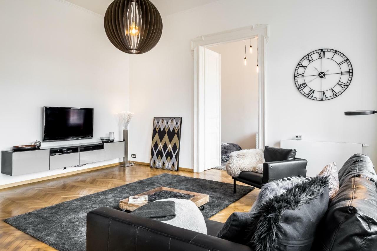 Bpr Luxe De Noir Et Blanc Apartment Budapeşte Dış mekan fotoğraf